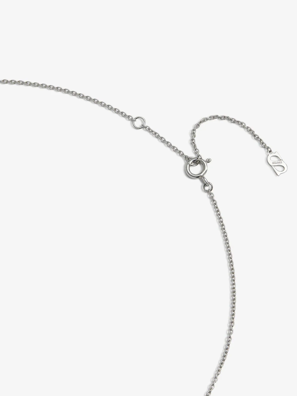 Colgante de plata 925 con pavé de amatistas rosas en talla brillante - Image 5